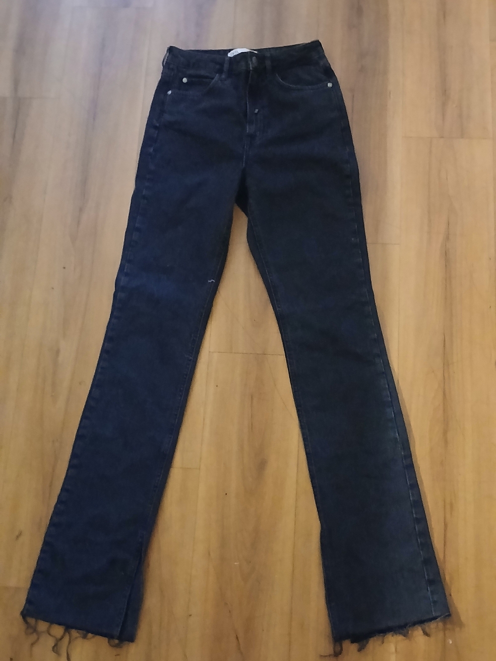 Zara Black Flare Jeans Size 4